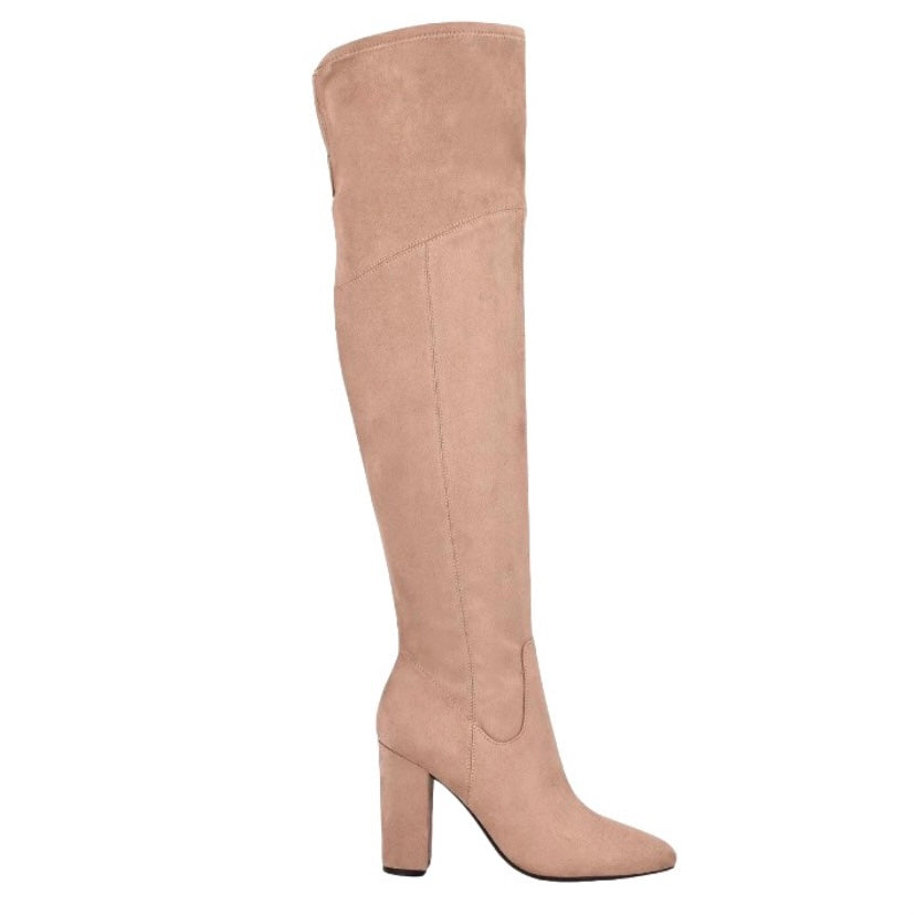 MIREYA Fashion Tall Over-The-Knee Fabric Women's Boot