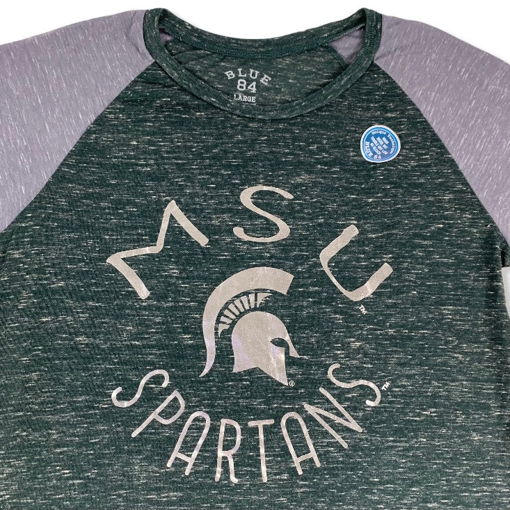 Confetti Raglan Sleeve Size L Dark Forest Women's T-Shirt--_ - Fannetti Boutique