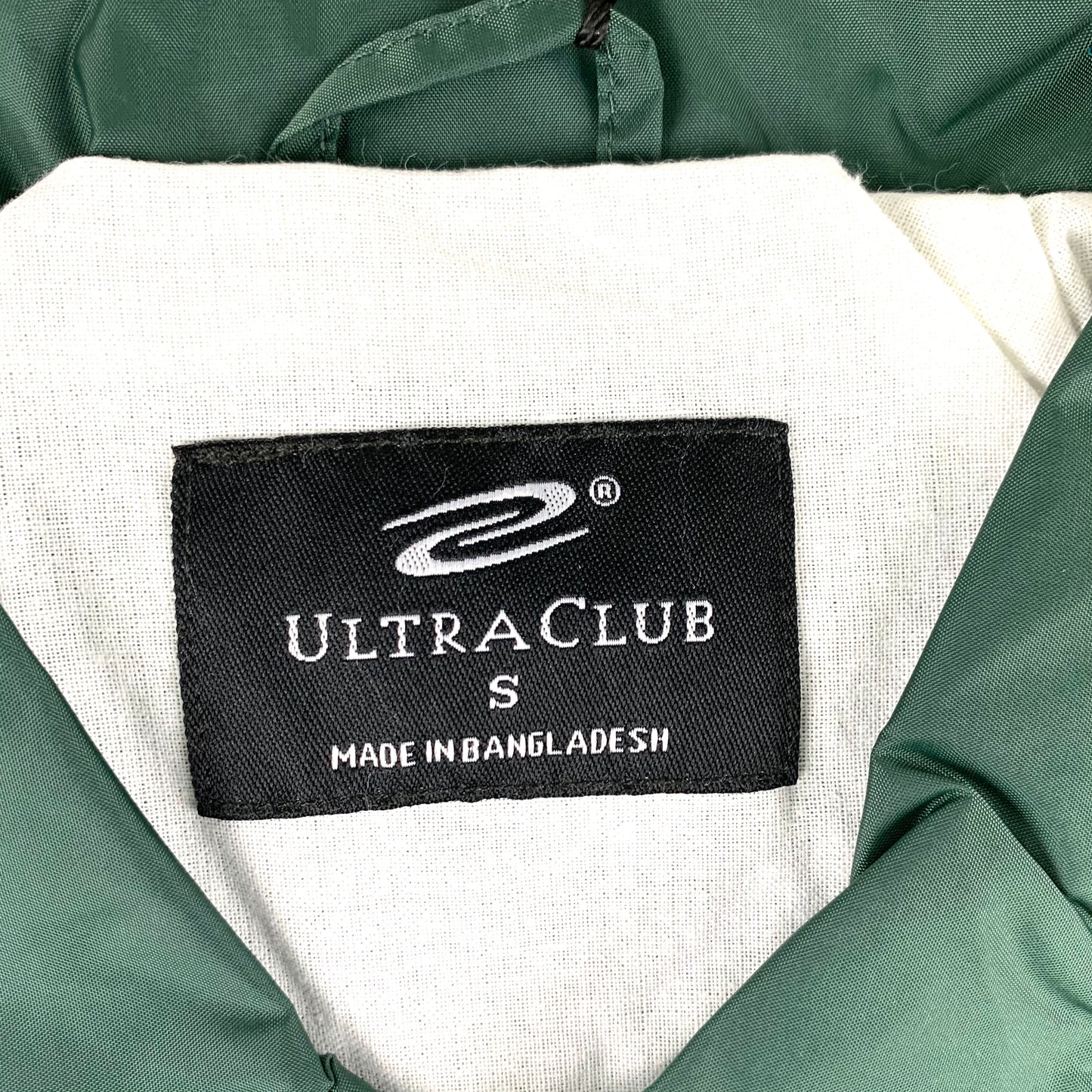 Green Outerwear Durable Wind Resistant Brushed Coaches Size S Men's Jacket