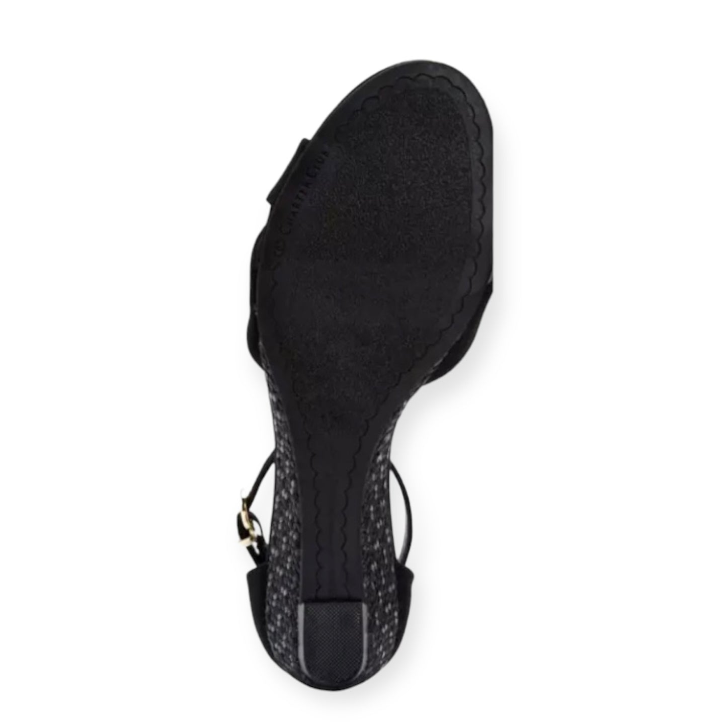 Gippi Black Size 11M Ankle Strap Women's Wedge Sandals