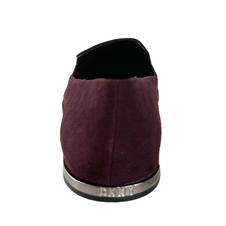 LONA Wine Red Comfort Slip-on Pointed Toe Flats Size 6 M Women's Loafers