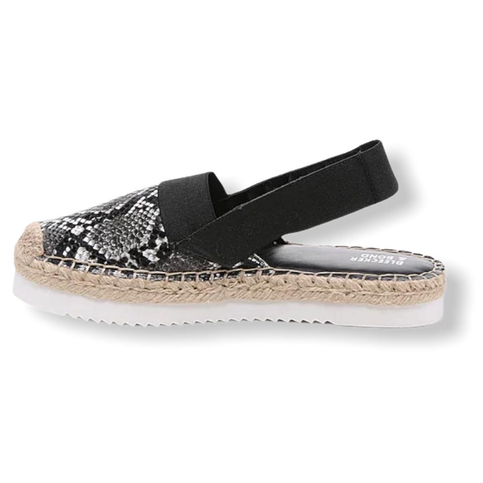 DAYLEE Women's Animal Print Flat Espadrilles