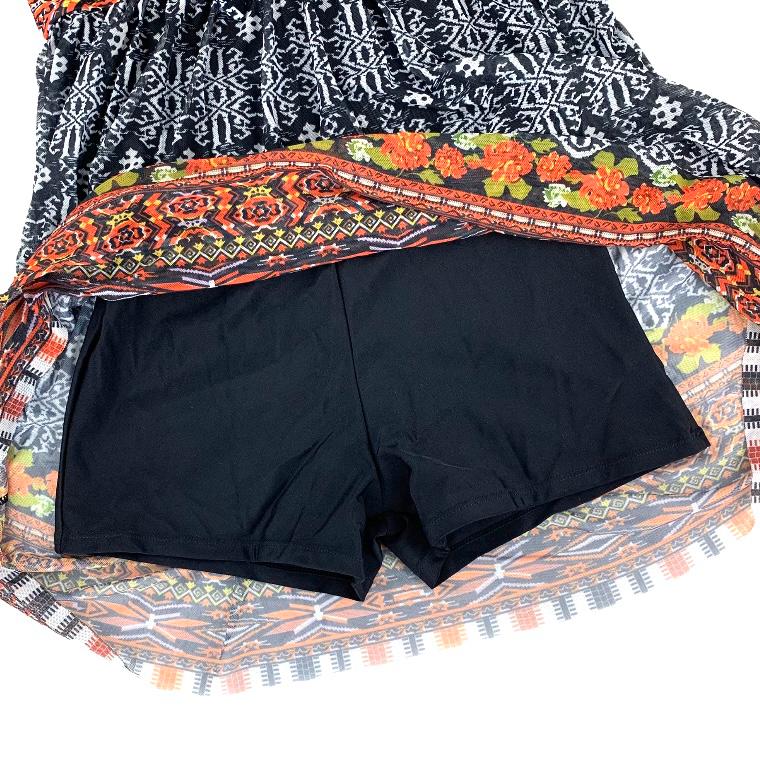 Swimwear One piece Multicolor Printed Swimsuit Size S Women's SwimDress