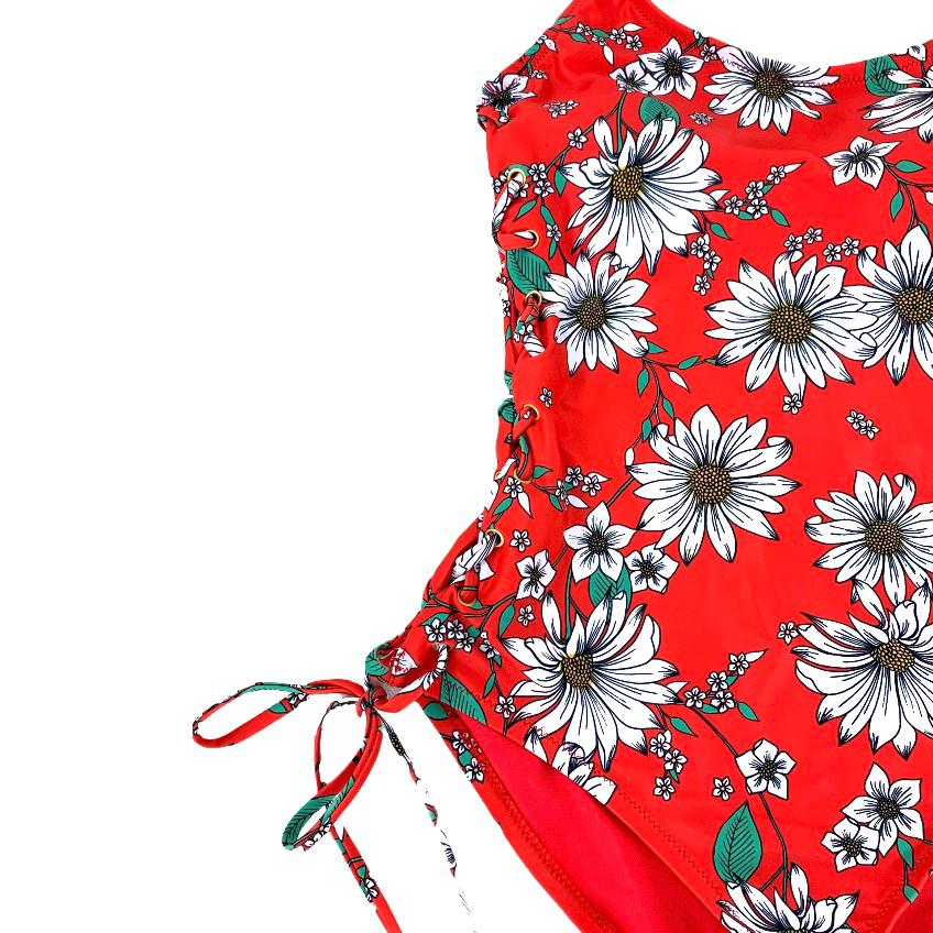 Swimsuit Floral Print One Piece Women's Swimwear