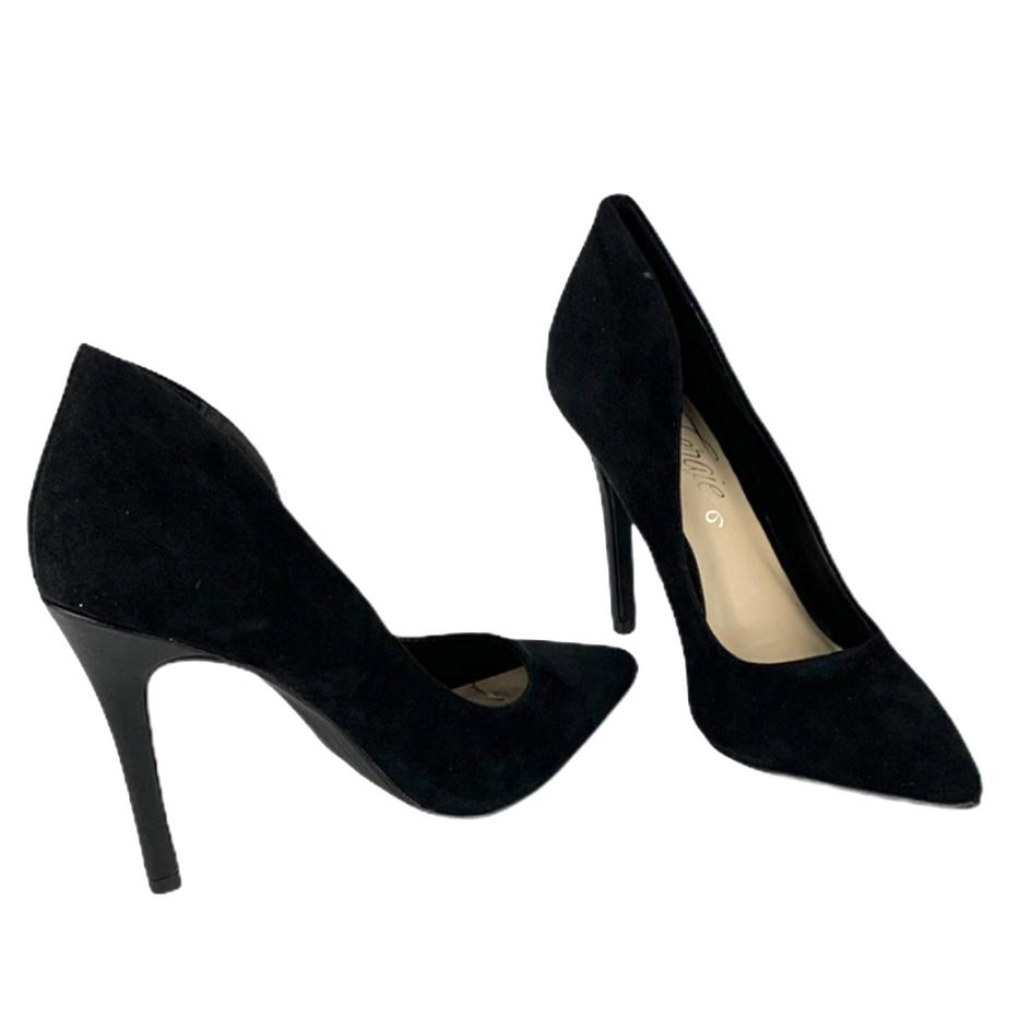 ACAPELLA Pump Black Slip On Women's Heels Shoes