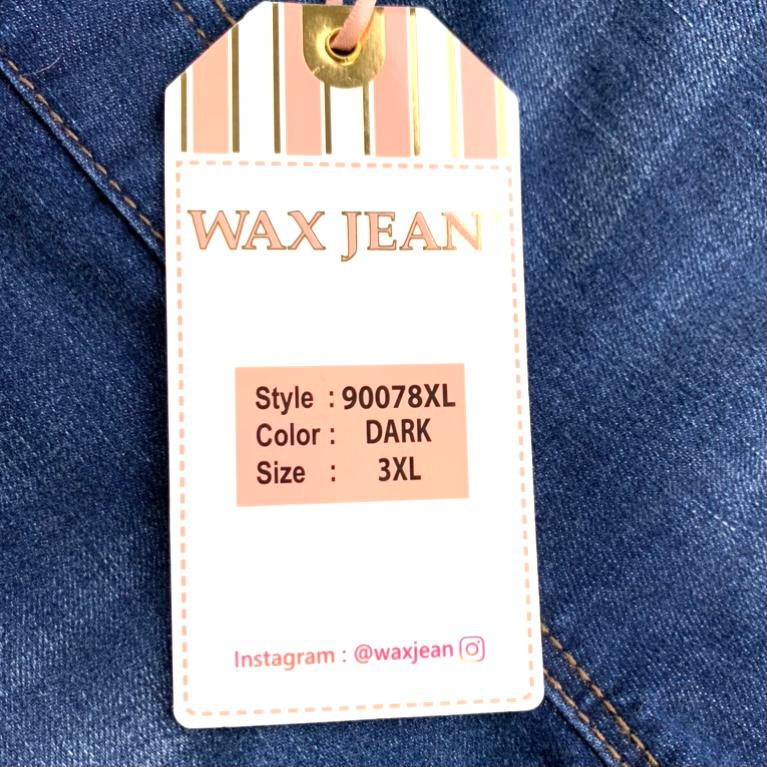Basic Denim Destroyed Ripped Stretch Jean Rompers 3XL Women's Overall