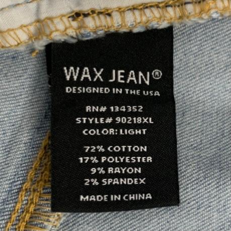 Women's Jeans Destroyed High Rise Plus Size 24 Denim Stretch