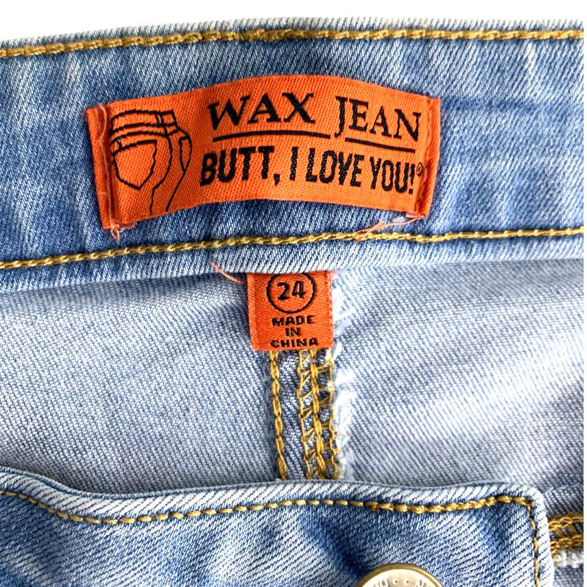 Women's Jeans Destroyed High Rise Plus Size 24 Denim Stretch