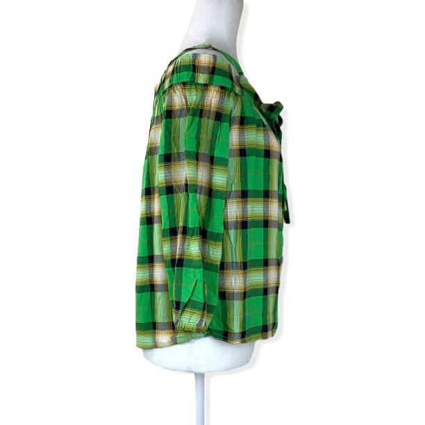 Top Long Sleeve Women's Plaid Blouses