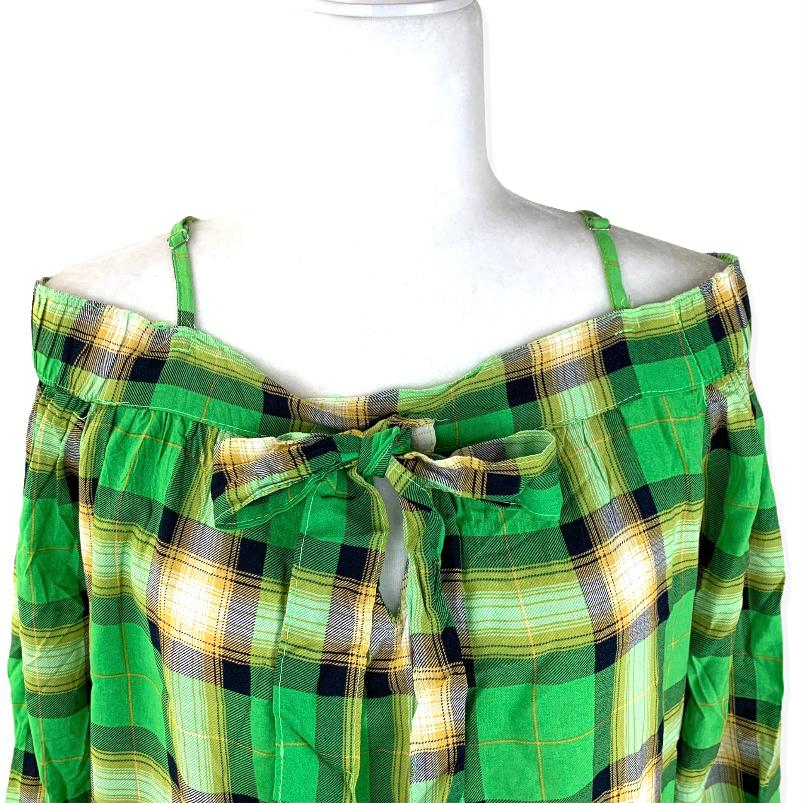 Top Long Sleeve Women's Plaid Blouses