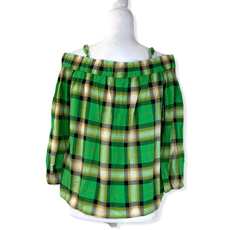 Top Long Sleeve Women's Plaid Blouses