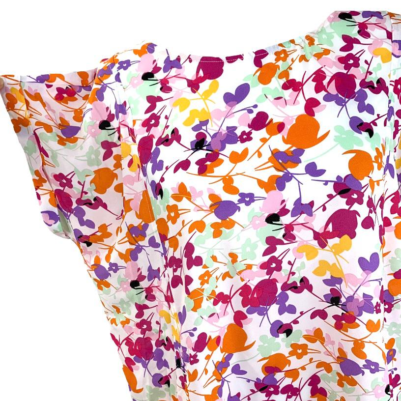 Women's Top Cap Sleeve Scoop Neck Blouse