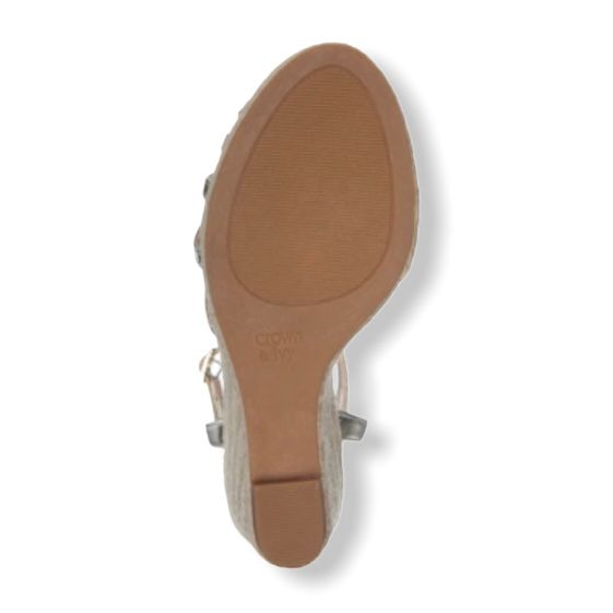 MAYBELLE Espadrilles Wedge Heel Strappy Sandals