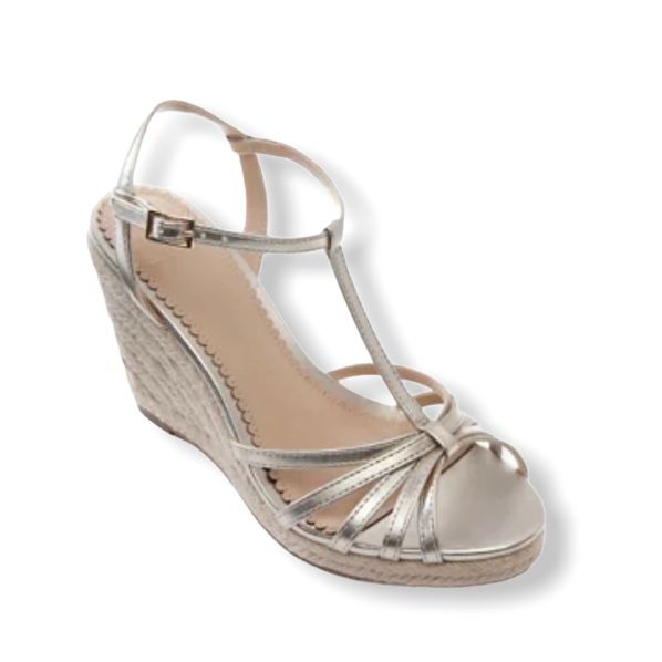 MAYBELLE Espadrilles Wedge Heel Strappy Sandals