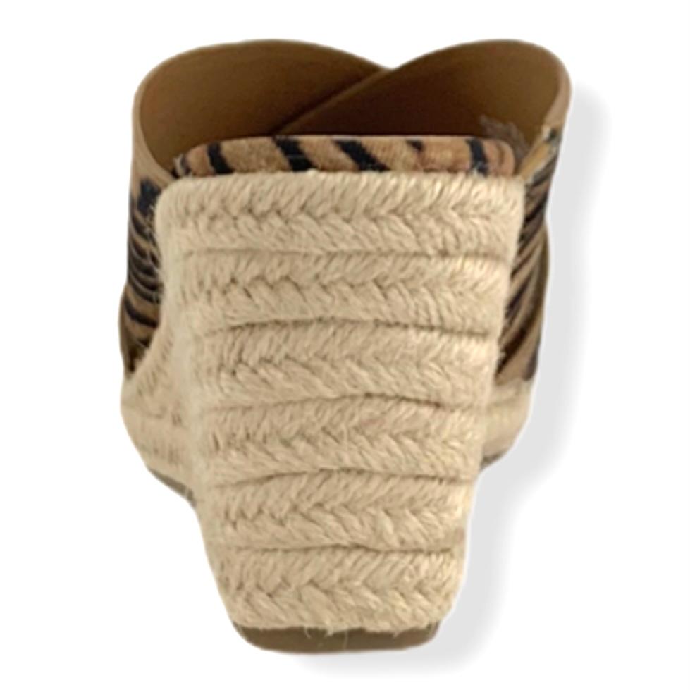 KLORY Women's Espadrille Wedge Heel Slip On Sandals