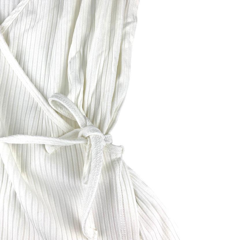 White Wrap Sweaters V-Neck Woman's Tops