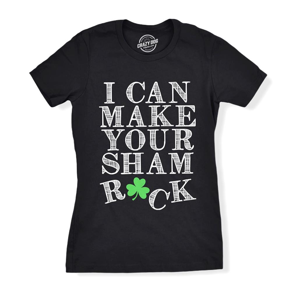 St Patrick's Day Plus Size 2XL Short Sleeve Black Women's T-Shirt