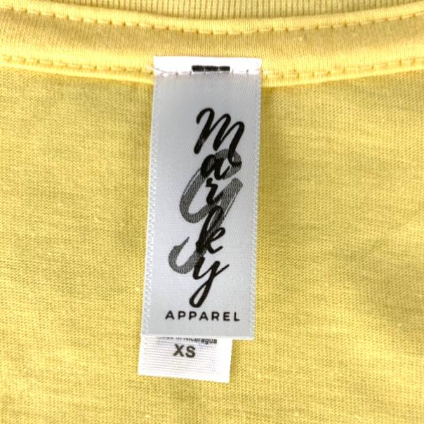 Yellow Size XS V-Neck Top short Sleeve Women's T-Shirt