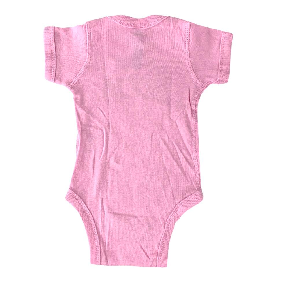Pink Bodysuits Short Sleeve One-piece Newborn