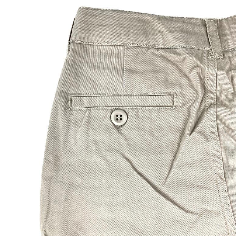 Flat Front Beige Size 8 Kids Boys Bermuda Short
