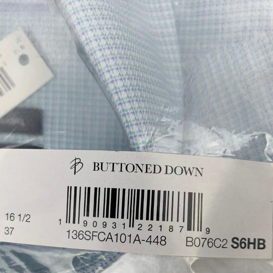 Long Sleeve Classic Blue Buttons Down Men's Shirt