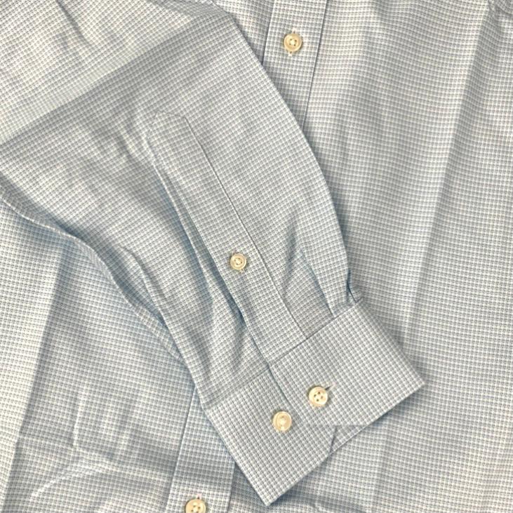 Long Sleeve Classic Blue Buttons Down Men's Shirt