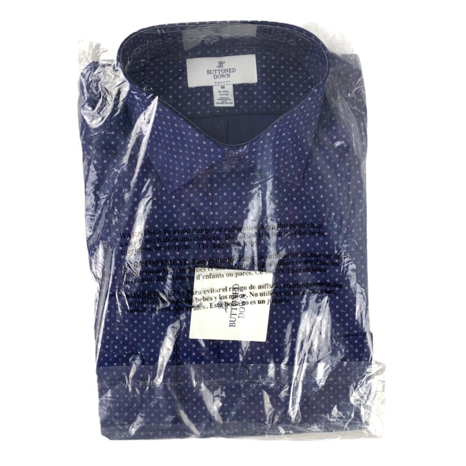 Classic Fit Long Sleeve Men's Button-Down Shirt