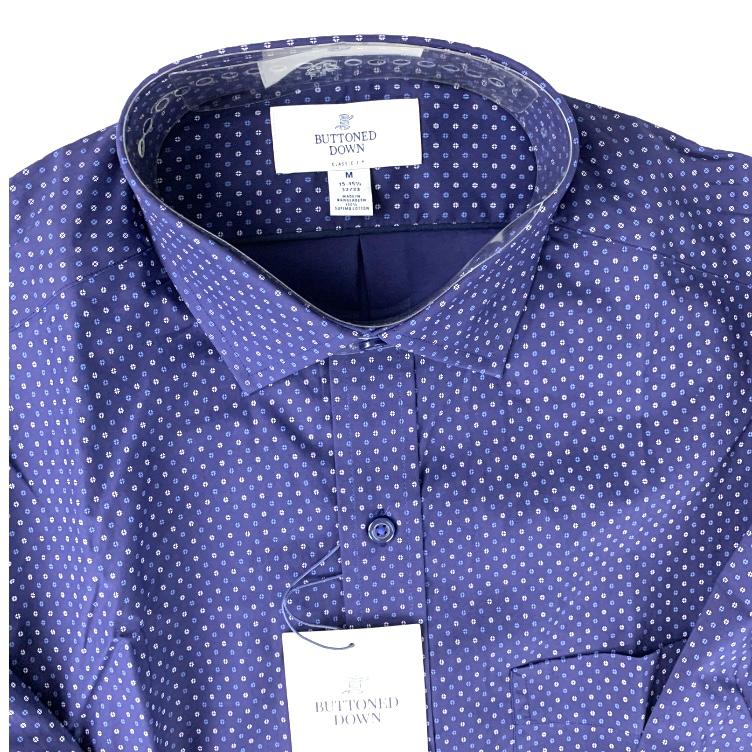 Classic Fit Long Sleeve Men's Button-Down Shirt