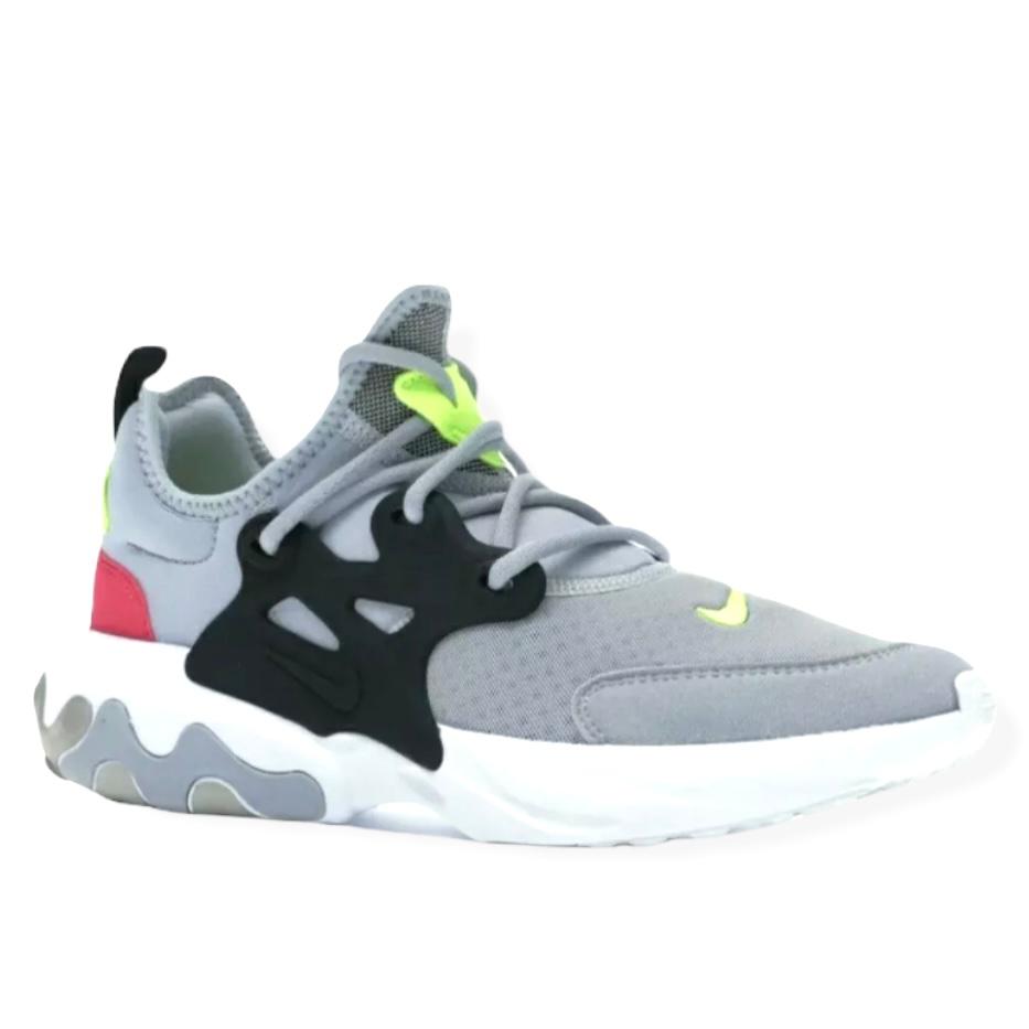 Presto React Gray Slip On Round Toe Size 7 Youth Men's Sneakers