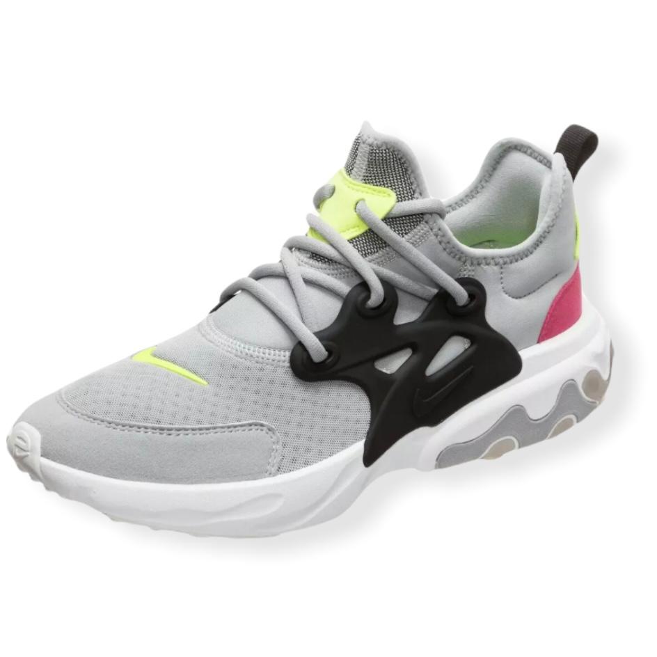 Presto React Gray Slip On Round Toe Size 7 Youth Men's Sneakers