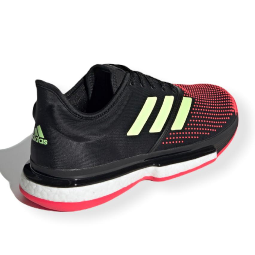 Fashion Black/Red/Green Lace Up Size 8.5 Men's Sneakers