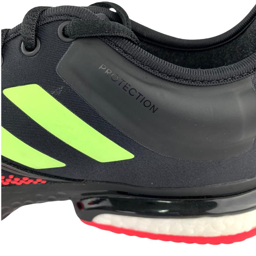 Fashion Black/Red/Green Lace Up Size 8.5 Men's Sneakers