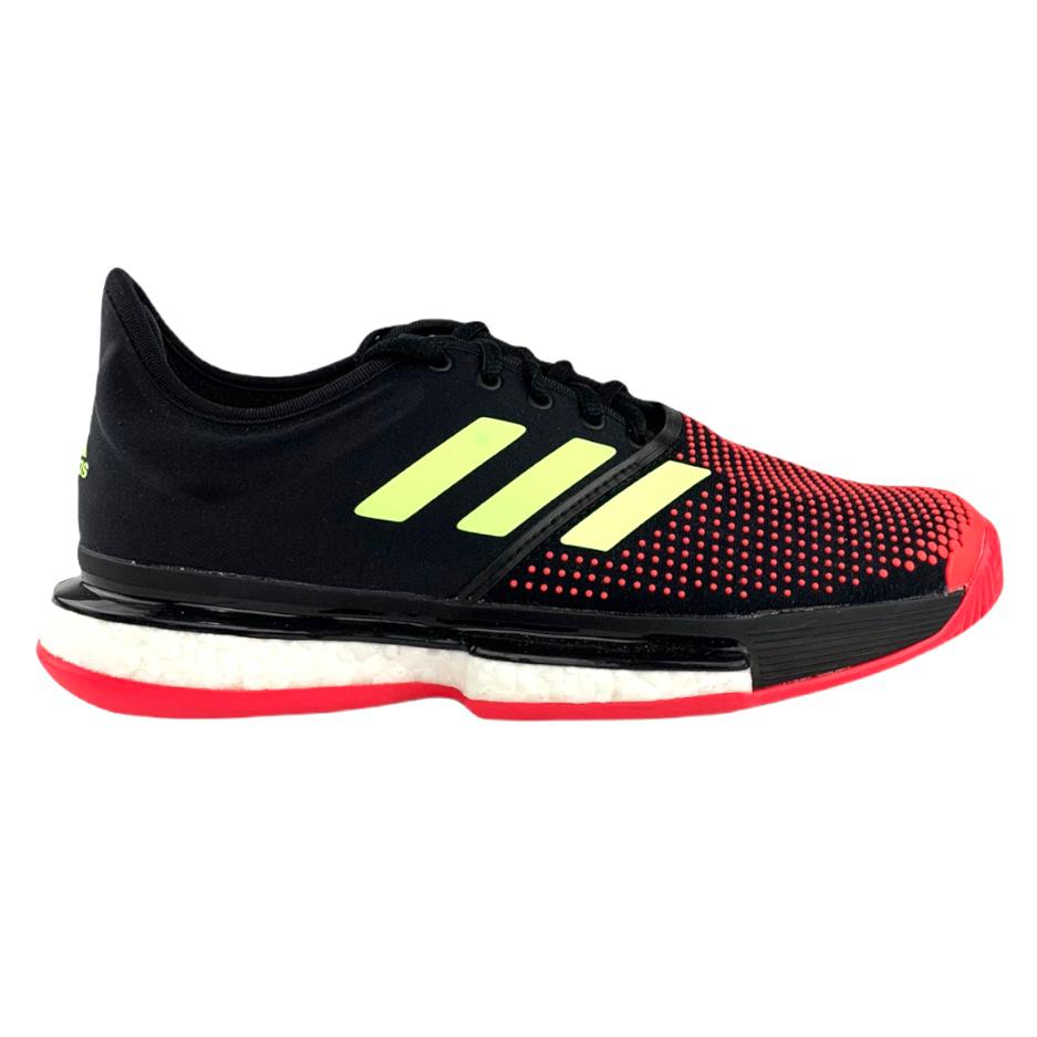 Fashion Black/Red/Green Lace Up Size 8.5 Men's Sneakers