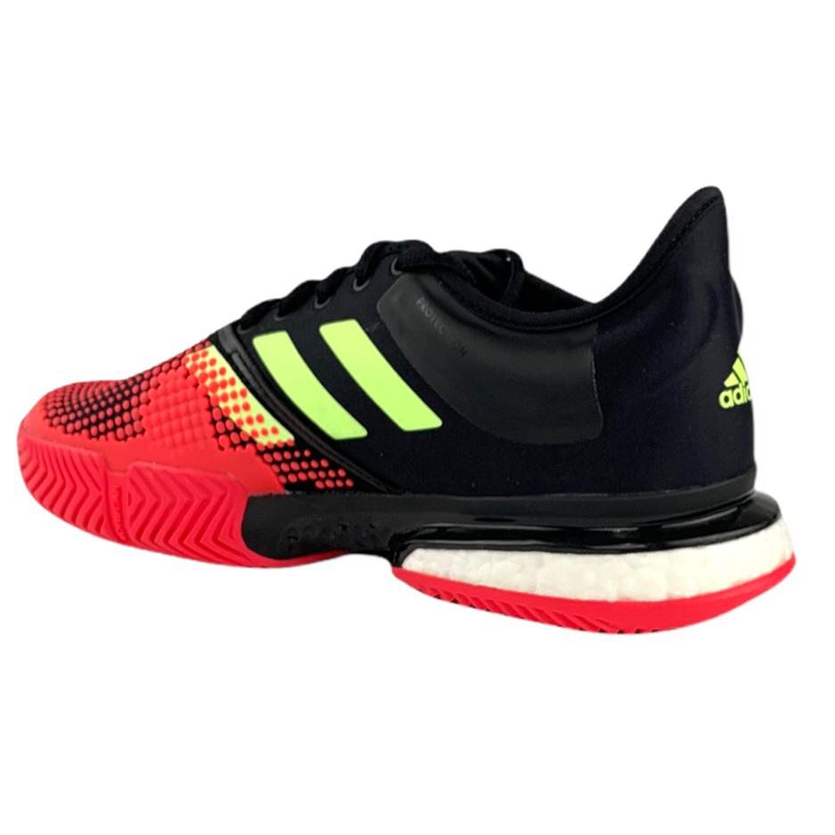 Fashion Black/Red/Green Lace Up Size 8.5 Men's Sneakers