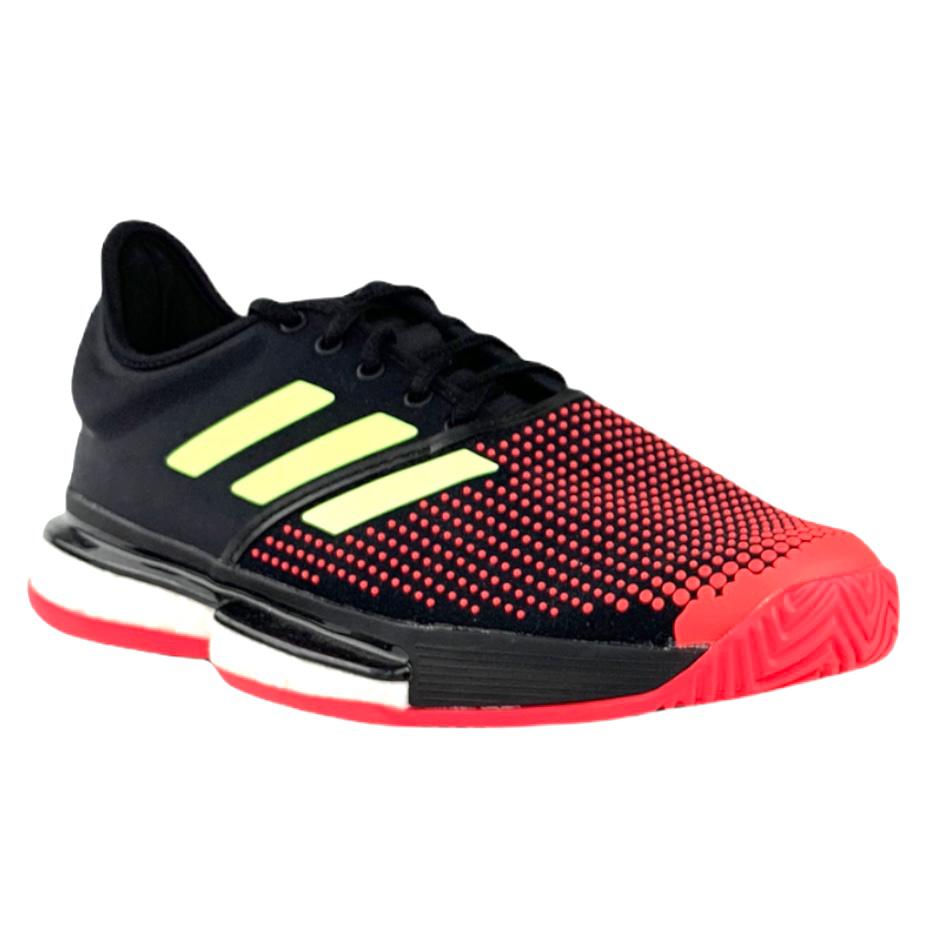 Fashion Black/Red/Green Lace Up Size 8.5 Men's Sneakers