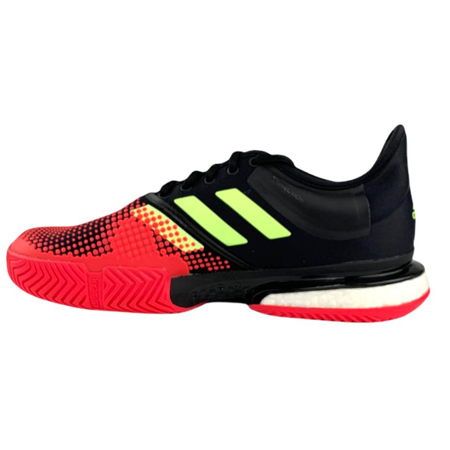 Fashion Black/Red/Green Lace Up Size 8.5 Men's Sneakers