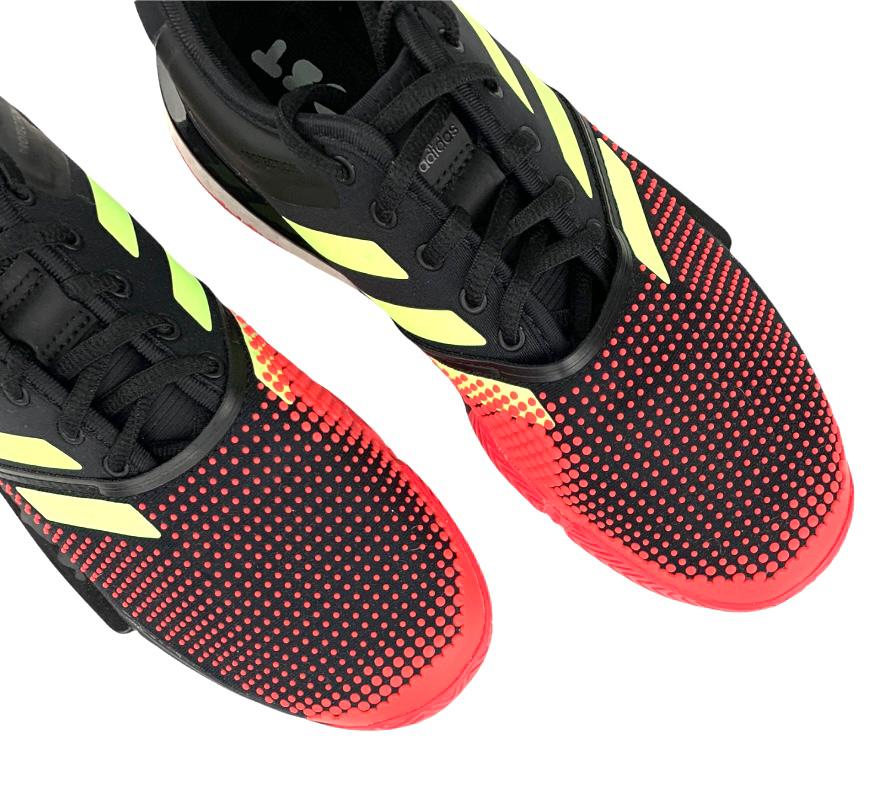 Fashion Black/Red/Green Lace Up Size 8.5 Men's Sneakers