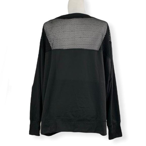 Long Sleeve Black Plus Size 1X Women's Activewear Top