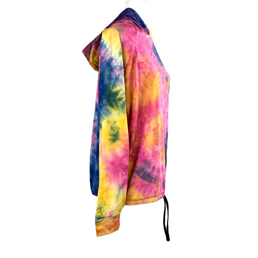 Tie-Dye Plus Size 2X Long Sleeve Hoodie Women's Sweaters
