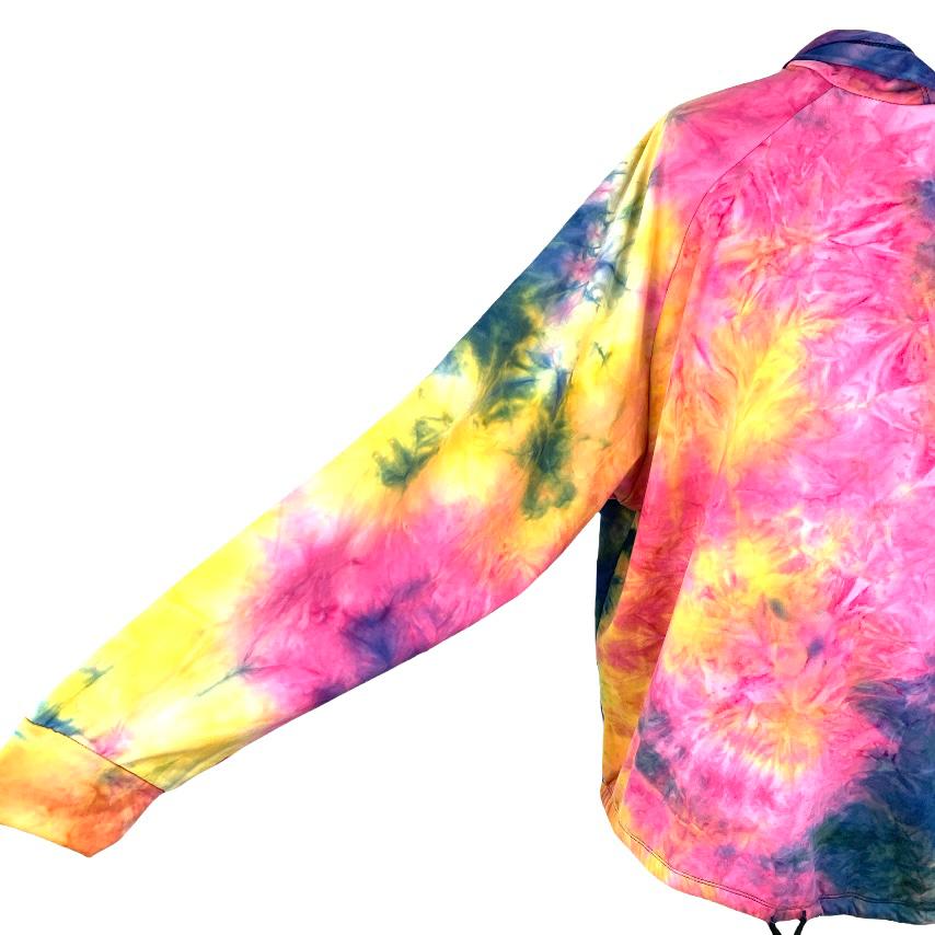 Tie-Dye Plus Size 2X Long Sleeve Hoodie Women's Sweaters