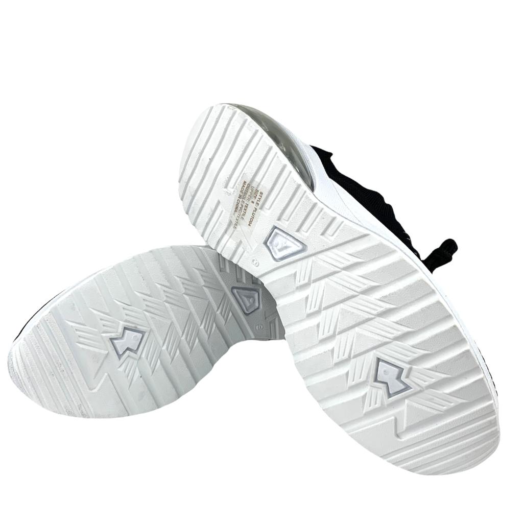 Knit Lace-Up Air Cushion Shoes Women's Sneakers