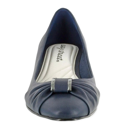 ELOISE Navy Pumps Slip On Women's Shoes
