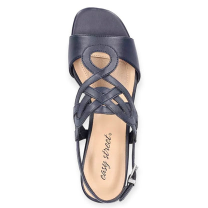CATRIN Women's Heeled Sandals Size. 8.5 Navy