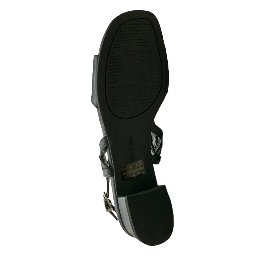 CATRIN Women's Heeled Sandals Size. 8.5 Navy
