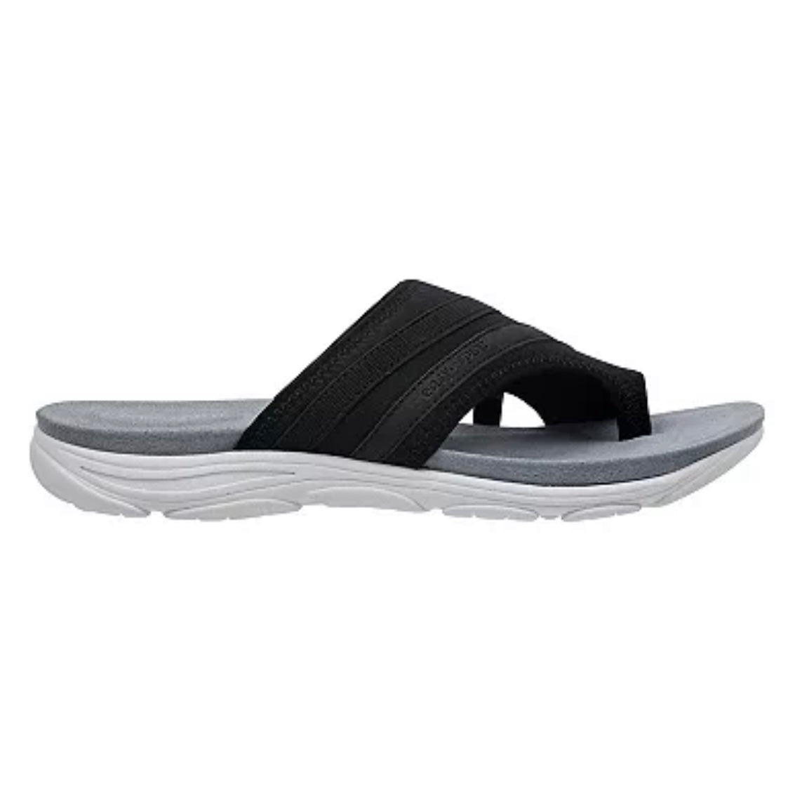 LOLA Casual Ring Toe Flats Sandals Black Women's Shoes