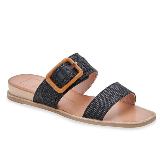 PEIO Women's Woven Band Slide Sandals