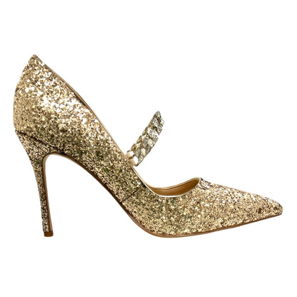 JADEN Glitter Mary-Jane Stiletto Heel Pumps