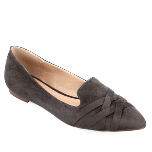 MINDEE Women's Pointed Toe Comfort Loafers Flats Ballet