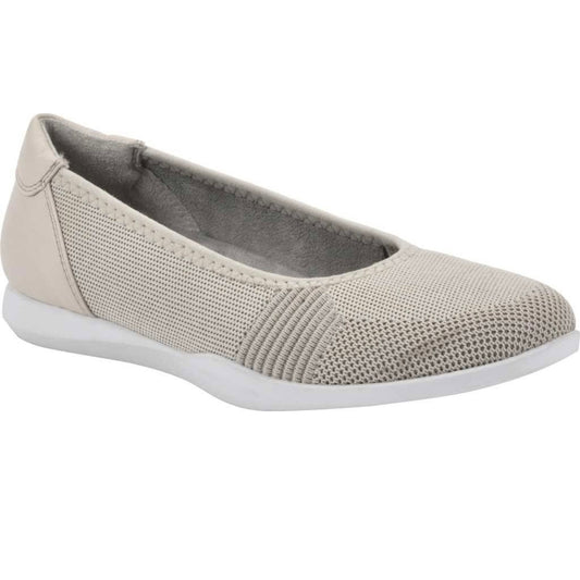 PAVLINA Women's Taupe Knit Ballerina Flats