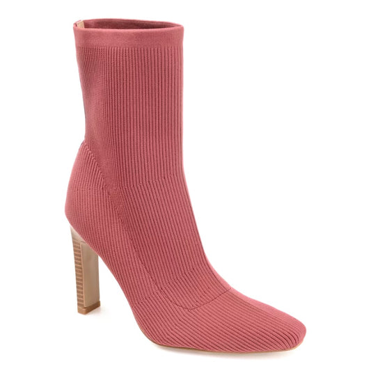 ELISSA Heeled Stretch Ankle Sock Boots